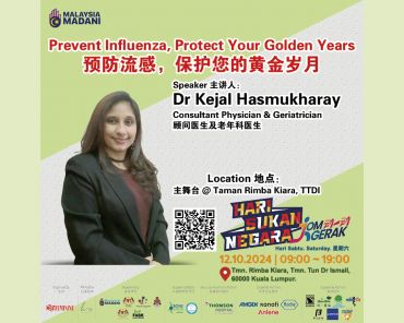 Hari Sukan Negara , Jom Gerak | 陪您《预防流感，保护您的黄金岁月》